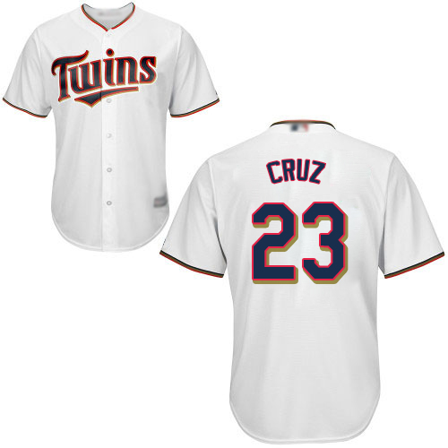 Minnesota Twins #23 Nelson Cruz White Cool Base Stitched Youth Jersey Youth