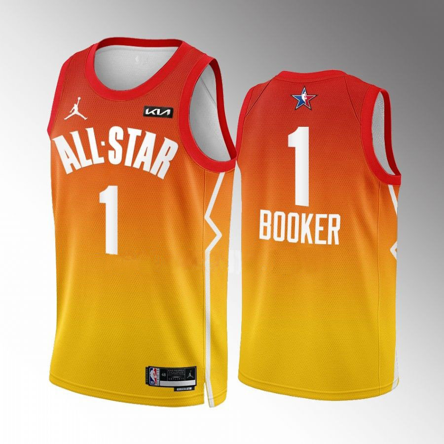 Phoenix Suns #1 Devin Booker Red 2023 All-Star Game Jersey
