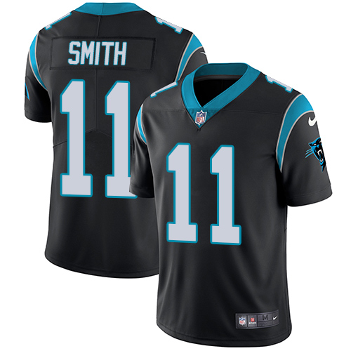 Carolina Panthers #11 Torrey Smith Black Team Color Youth Stitched Vapor Untouchable Limited Jersey Youth