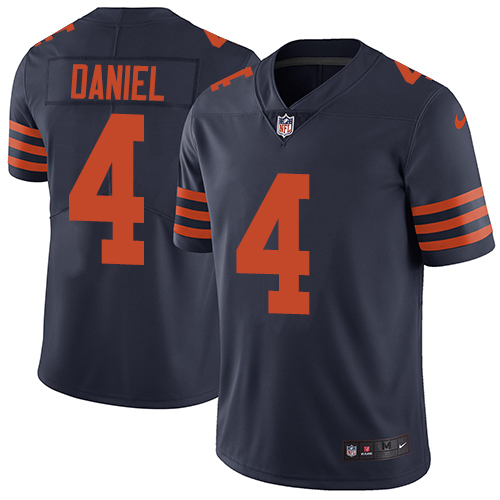 Chicago Bears #4 Chase Daniel Navy Blue Alternate Men's Stitched Vapor Untouchable Limited Jersey Men's