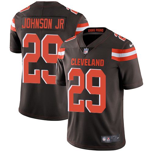 Cleveland Browns #29 Duke Johnson Jr Brown Team Color Men's Stitched Vapor Untouchable Limited Jersey Men's