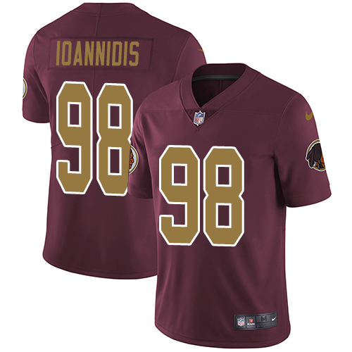 Washington Commanders #98 Matt Ioannidis Burgundy Red Alternate Men's Stitched Vapor Untouchable Limited Jersey Men's