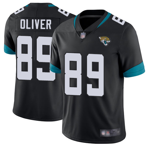 Jacksonville Jaguars #89 Josh Oliver Black Team Color Men's Stitched Vapor Untouchable Limited Jersey Men's