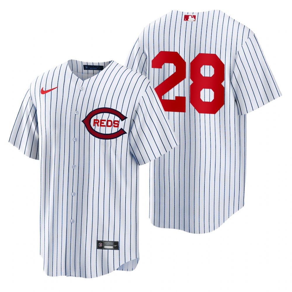 Cincinnati Reds #28 Tommy Pham Men's 2022 Field Of Dreams Game Jersey - White