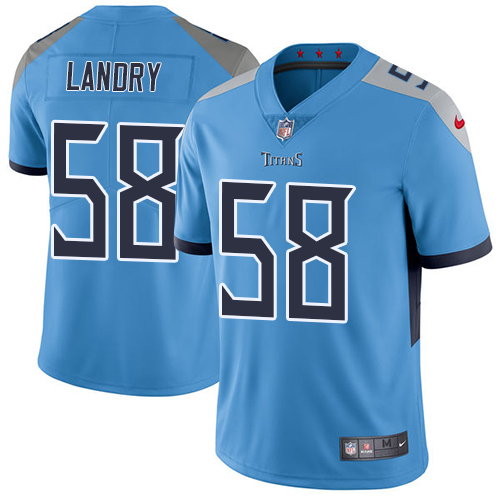 Tennessee Titans #58 Harold Landry Light Blue Alternate Youth Stitched Vapor Untouchable Limited Jersey Youth