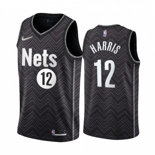 Brooklyn Brooklyn Nets #12 Joe Harris Black Womens Swingman 2020-21 Earned Edition Jersey Womens