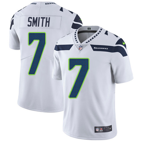 Seahawks #7 Geno Smith White Youth Stitched Vapor Untouchable Limited Jersey