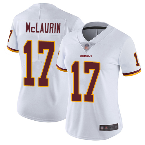 Commanders #17 Terry McLaurin White Women's Stitched Vapor Untouchable Limited Jersey