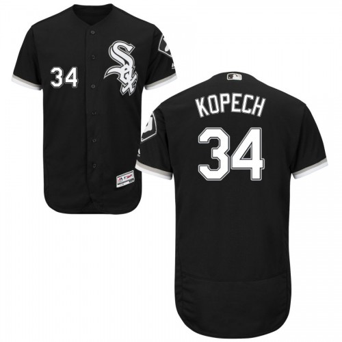 Chicago White Sox #34 Michael Kopech Black Flexbase Authentic Collection Stitched Jersey Men's