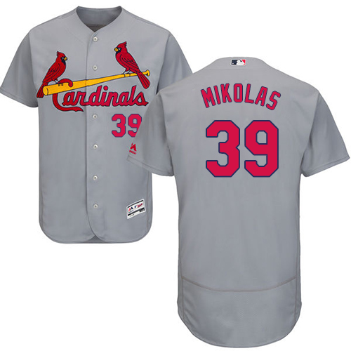 St.Louis Cardinals #39 Miles Mikolas Grey Flexbase Authentic Collection Stitched Jersey Men's