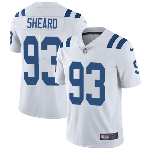 Indianapolis Colts #93 Jabaal Sheard White Men's Stitched Vapor Untouchable Limited Jersey Men's
