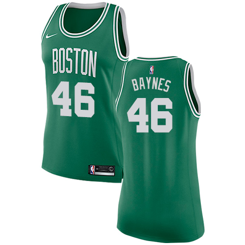 Boston Celtics #46 Aron Baynes Green Womens Swingman Icon Edition Jersey Womens