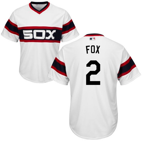 Chicago White Sox #2 Nellie Fox White Alternate Home Cool Base Stitched Youth Jersey Youth