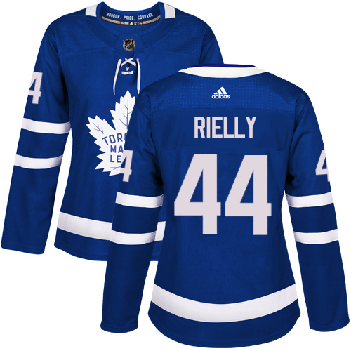 Adidas Maple Toronto Maple Leafs #44 Morgan Rielly Blue Home Authentic Women's Stitched Jersey Womens