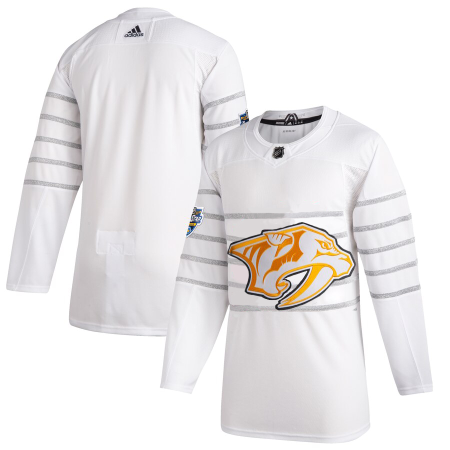 Men's Nashville Predators Adidas White 2020 All-Star Game Authentic Jersey