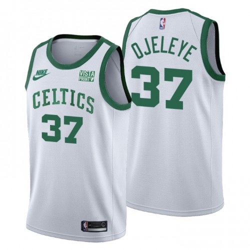Boston Boston Celtics #37 Semi Ojeleye Womens Releases Classic Edition 75th Anniversary Jersey White Womens