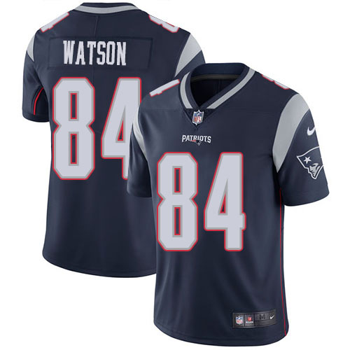 New England Patriots #84 Benjamin Watson Navy Blue Team Color Men's Stitched Vapor Untouchable Limited Jersey Men's