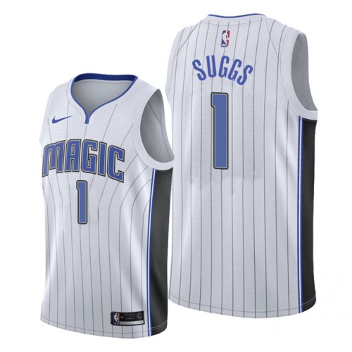 Orlando Orlando Magic #1 Jalen Suggs 2018-19 Association Edition Youth White Jersey Youth
