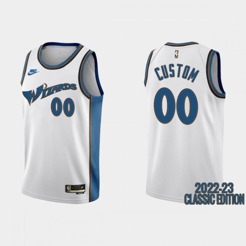 Washington Wizards Custom White Men's 2022-23 Classic Edition Jersey