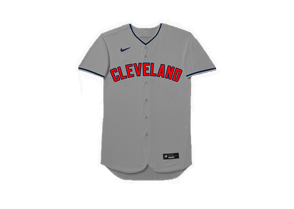 Cleveland Guardians Men's Gray Road 2021 Authentic Official Team Jersey