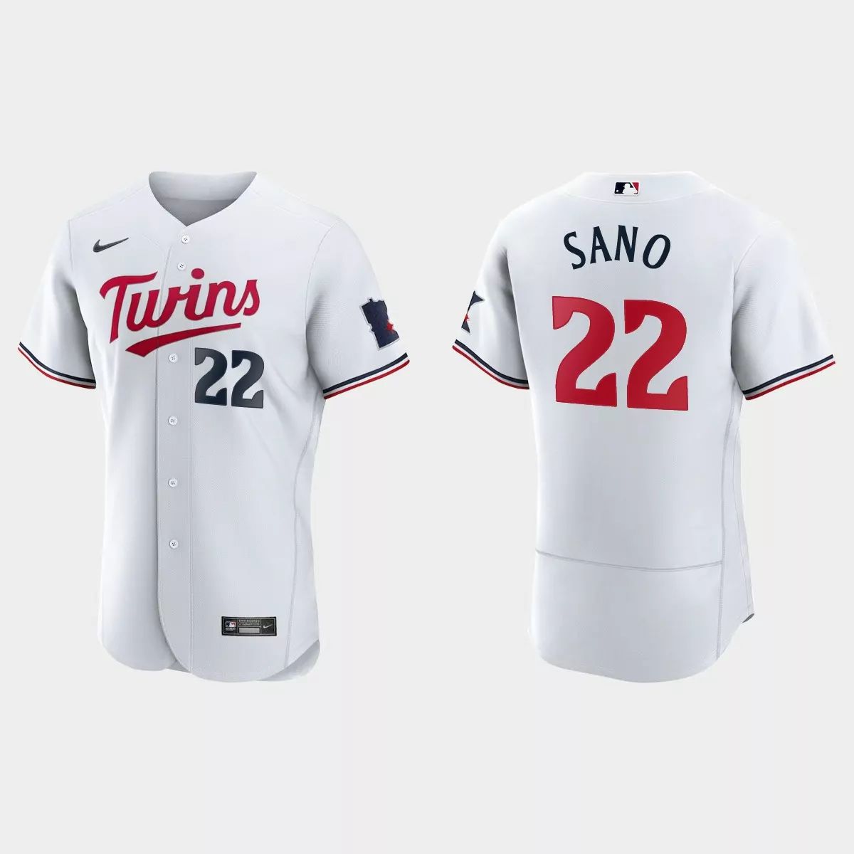 Minnesota Twins #22 Miguel Sano Men's 2023 Authentic Jersey - White