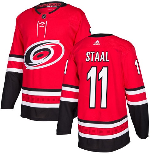 Adidas Carolina Hurricanes #11 Jordan Staal Red Home Authentic Stitched Youth Jersey Youth