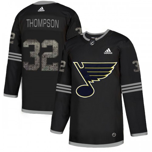 Adidas St. Louis Blues #32 Tage Thompson Black Authentic Classic Stitched Jersey Men's