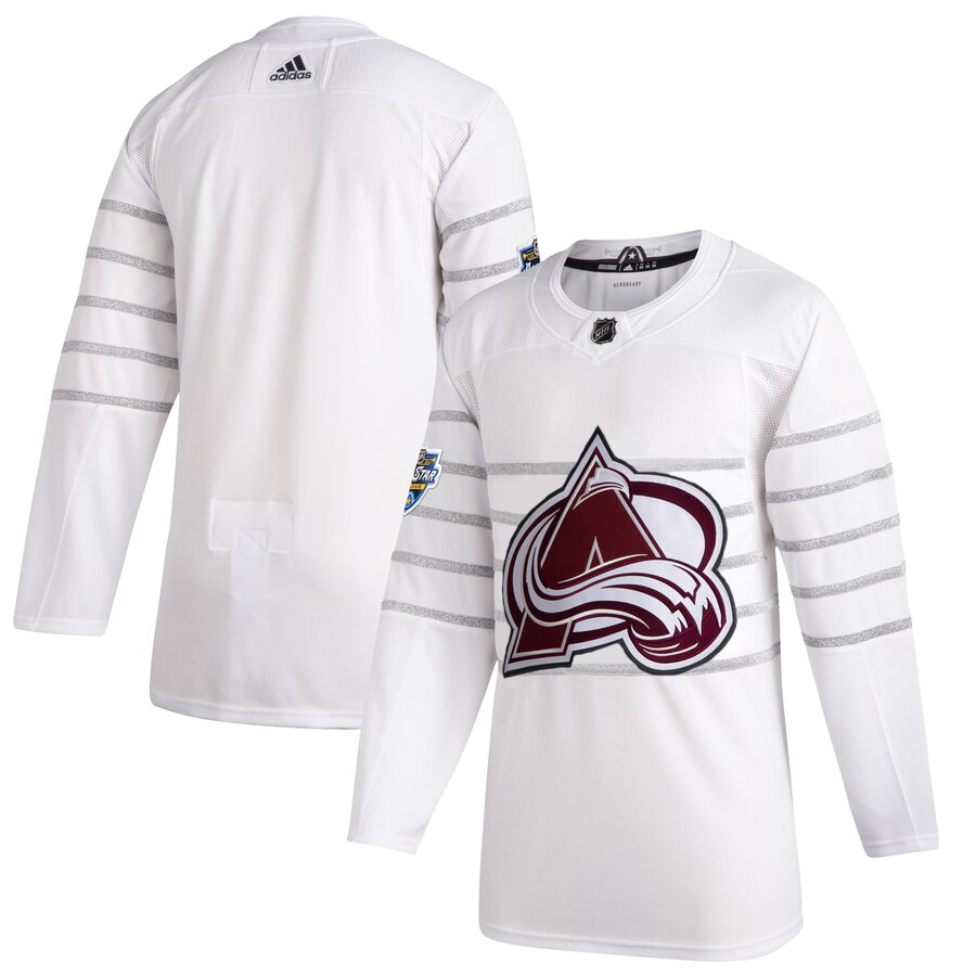 Men's Colorado Avalanche Adidas White 2020 All-Star Game Authentic Jersey