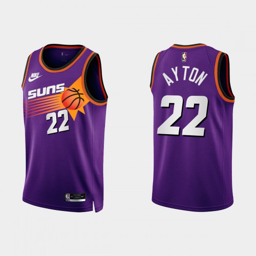 Phoenix Phoenix Suns #22 Deandre Ayton Purple Mens 2022-23 Classic Edition Jersey Mens