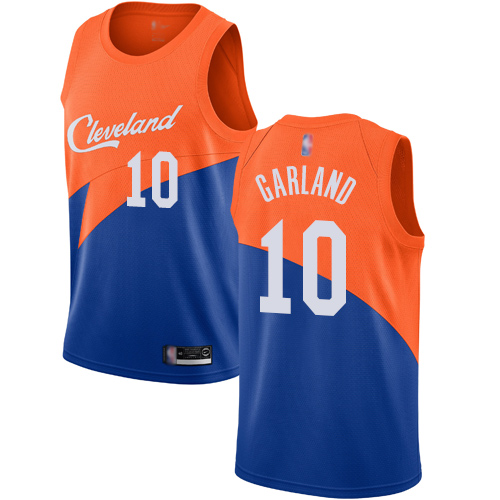 Cleveland Cavaliers #10 Darius Garland Blue Swingman City Edition 2018/19 Jersey Mens