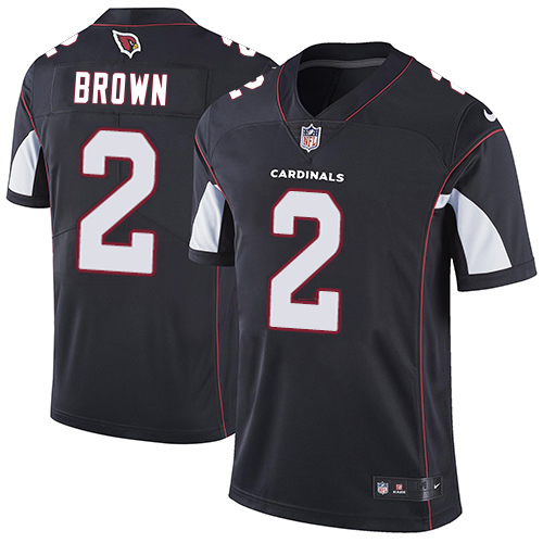 Cardinals #2 Marquise Brown Black Alternate Men's Stitched Vapor Untouchable Limited Jersey