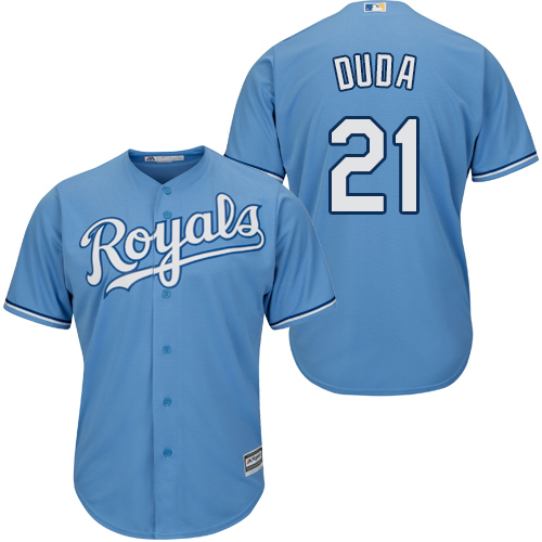 Kansas City Royals #21 Lucas Duda Light Blue Cool Base Stitched Youth Jersey Youth