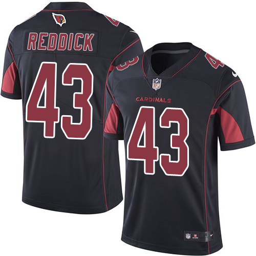Arizona Cardinals #43 Haason Reddick Black Youth Stitched Limited Rush Jersey Youth
