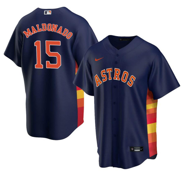 Men's Youth Women's Houston Astros 15 Replica 2020 Navy Alternate Martin Maldonado Jersey