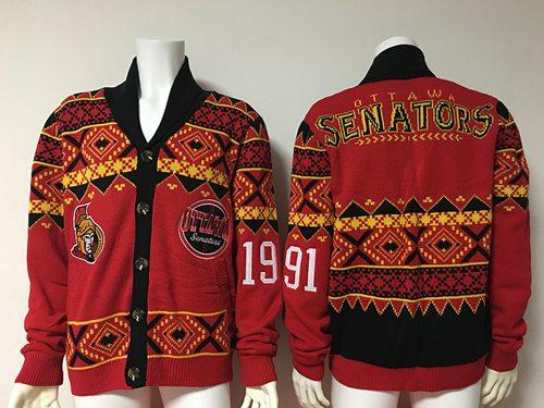 Ottawa Senators Red Men's Ugly Sweater