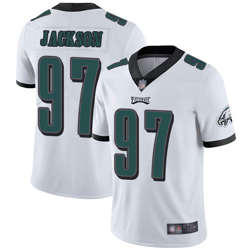 Philadelphia Eagles #97 Malik Jackson White Youth Stitched Vapor Untouchable Limited Jersey Youth