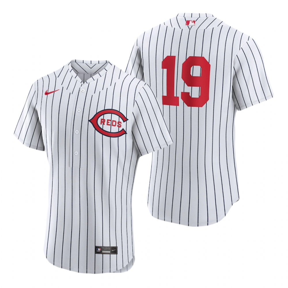 Cincinnati Reds #19 Joey Votto Men's 2022 Field Of Dreams Authentic Jersey - White
