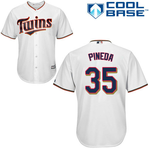 Minnesota Twins #35 Michael Pineda White Cool Base Stitched Youth Jersey Youth