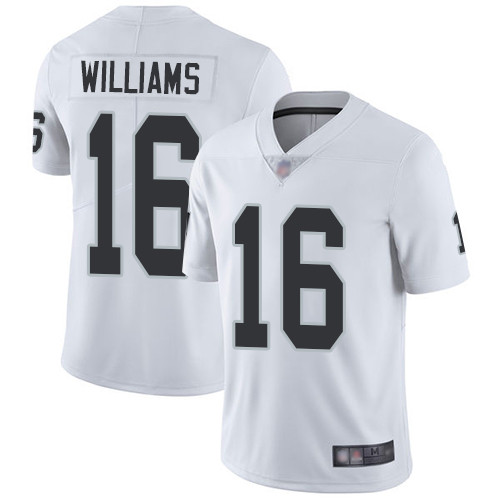 Las Vegas Raiders #16 Tyrell Williams White Youth Stitched Vapor Untouchable Limited Jersey Youth