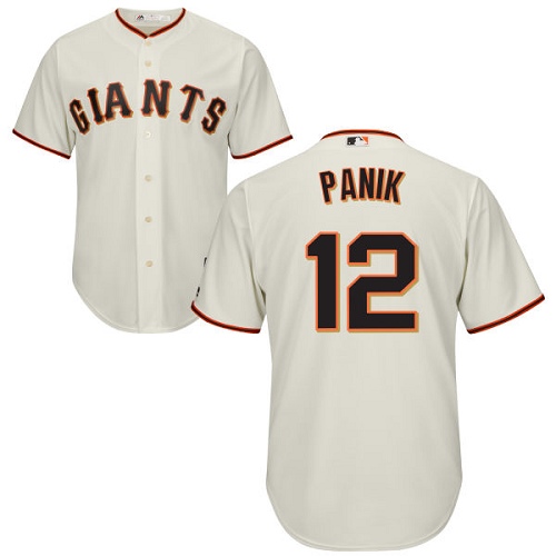 San Francisco Giants #12 Joe Panik Cream Cool Base Stitched Youth Jersey Youth