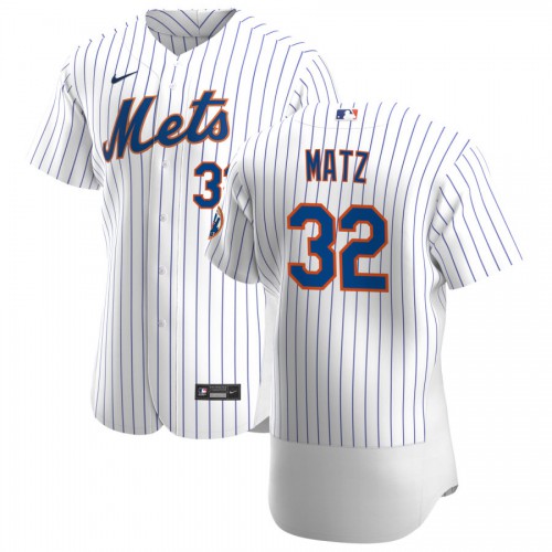 New York New York Mets #32 Steven Matz Men's White Home 2020 Authentic Player Jersey Men's
