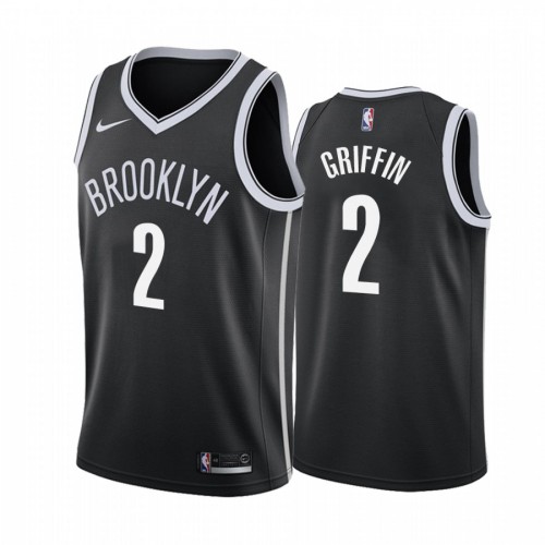 Brooklyn Nets #2 Blake Griffin Black Womens Swingman Icon Edition Jersey Womens