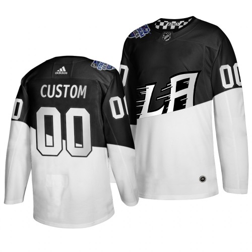 Adidas Los Angeles Kings Custom Men's 2020 Stadium Series White Black Stitched Jersey
