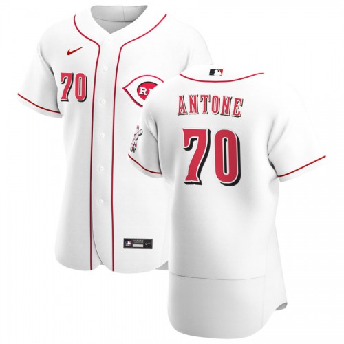 Cincinnati Cincinnati Reds #70 Tejay Antone Men's White Home 2020 Authentic Player Jersey Men's