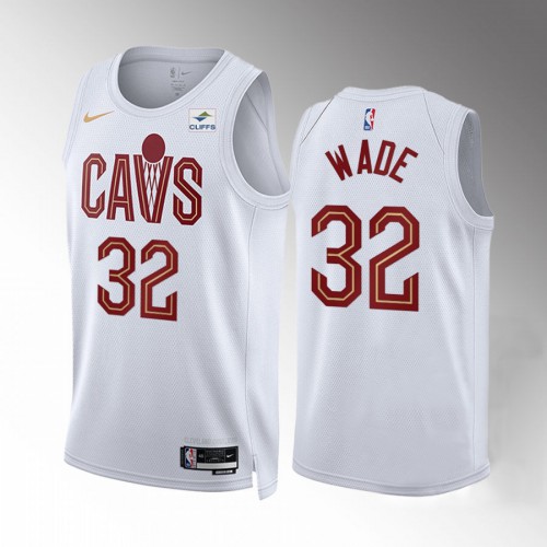 Cleveland Cleveland Cavaliers #32 Dean Wade Mens White 2022-23 Association Edition Jersey Mens