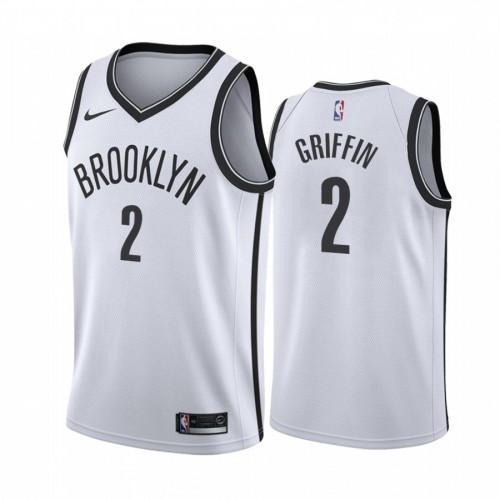 Brooklyn Nets #2 Blake Griffin White Womens Swingman Association Edition Jersey Womens
