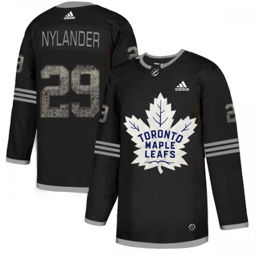 Adidas Maple Toronto Maple Leafs #29 William Nylander Black Authentic Classic Stitched Jersey Men's