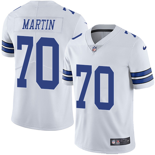 Dallas Cowboys #70 Zack Martin White Men's Stitched Vapor Untouchable Limited Jersey Men's