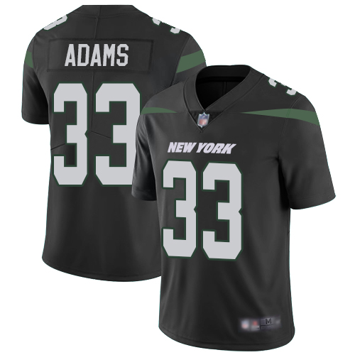 New York Jets #33 Jamal Adams Black Alternate Youth Stitched Vapor Untouchable Limited Jersey Youth