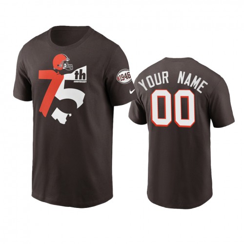 Cleveland Browns Custom 1946 Collection T-Shirt Brown